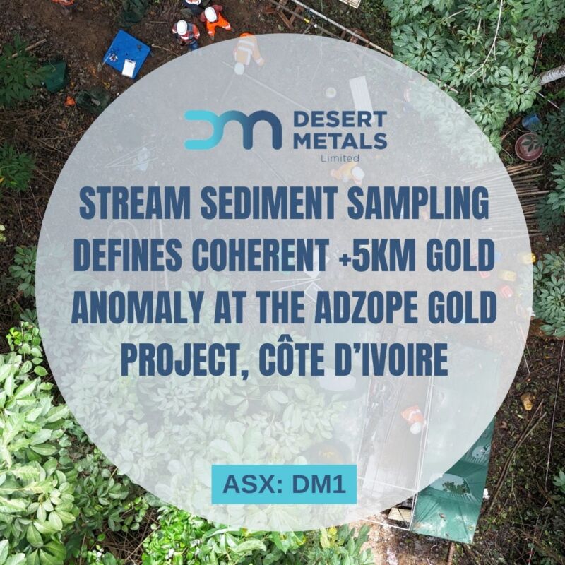Image for the Tweet beginning: Stream sediment sampling at our