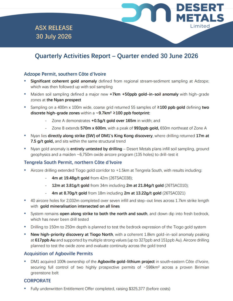 Image for the Tweet beginning: Our Quarterly Activities Report for
